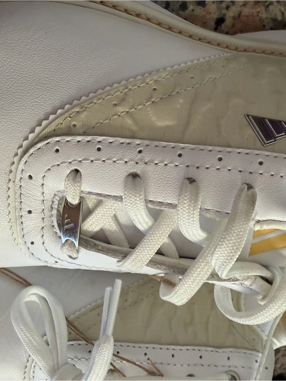 adidas Women's White & Cream Athletic Lace-Up Shoes - Picture 7 of 7